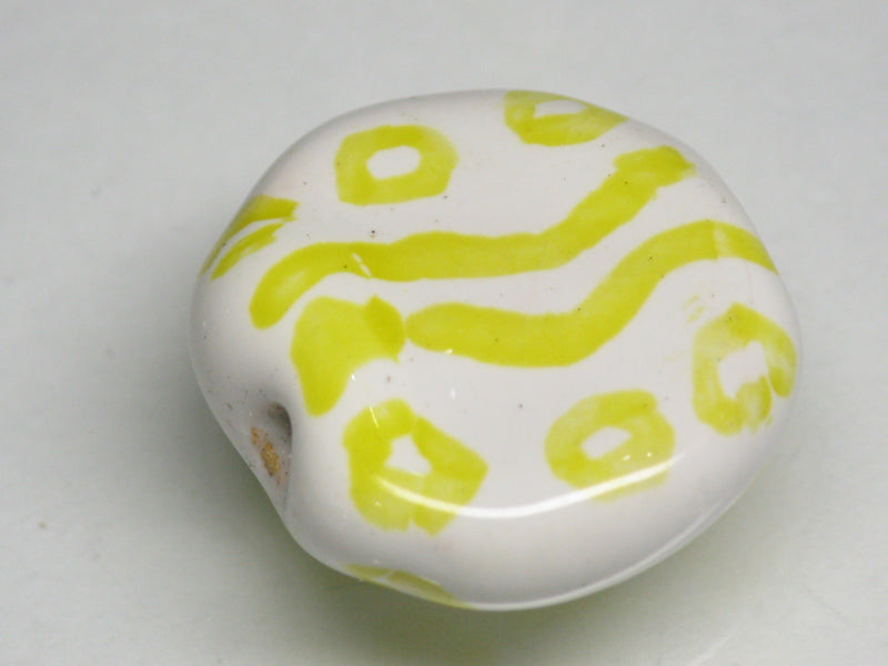 TOKO-BEADS KZ031-07 Kenyan ceramic bead 21mm KZ031-07 ケニアセラミックビーズ 21mmKazuri カズリビーズ Asian bead & African bead  Handmade,Lampeork,bead,asia,india,ethnic,parts,accessory,beads とんぼ玉,ビーズ,トンボ玉,アジア,インド,エスニック,手作り,パーツ,アクセサリー