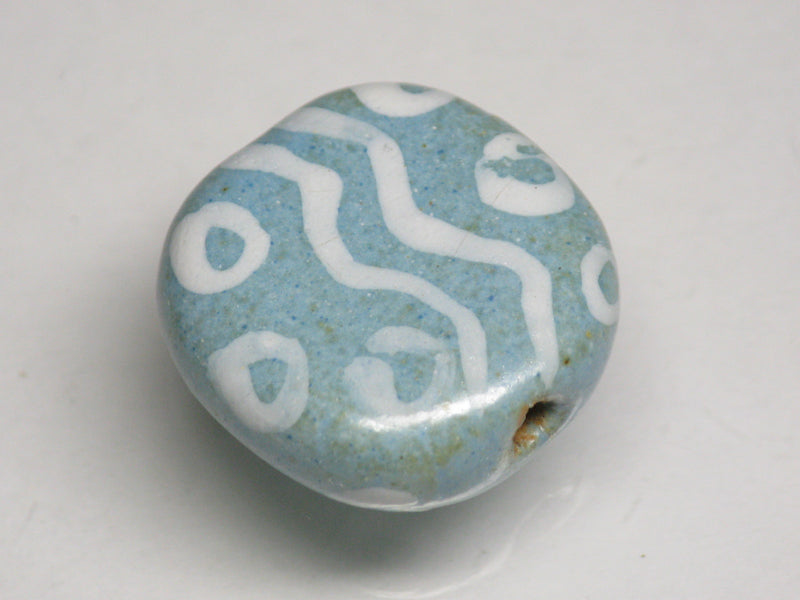 TOKO-BEADS KZ031-08 Kenyan ceramic bead 18mm KZ031-08 ケニアセラミックビーズ 18mmKazuri カズリビーズ Asian bead & African bead  Handmade,Lampeork,bead,asia,india,ethnic,parts,accessory,beads とんぼ玉,ビーズ,トンボ玉,アジア,インド,エスニック,手作り,パーツ,アクセサリー