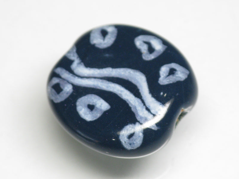 TOKO-BEADS KZ031-10 Kenyan ceramic bead 19mm KZ031-10 ケニアセラミックビーズ 19mmKazuri カズリビーズ Asian bead & African bead  Handmade,Lampeork,bead,asia,india,ethnic,parts,accessory,beads とんぼ玉,ビーズ,トンボ玉,アジア,インド,エスニック,手作り,パーツ,アクセサリー