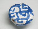 TOKO-BEADS KZ032-04 Kenyan ceramic bead 22mm KZ032-04 ケニアセラミックビーズ 22mmKazuri カズリビーズ Asian bead & African bead  Handmade,Lampeork,bead,asia,india,ethnic,parts,accessory,beads とんぼ玉,ビーズ,トンボ玉,アジア,インド,エスニック,手作り,パーツ,アクセサリー