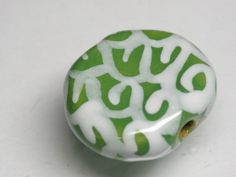 TOKO-BEADS KZ032-06 Kenyan ceramic bead 22mm KZ032-06 ケニアセラミックビーズ 22mmKazuri カズリビーズ Asian bead & African bead  Handmade,Lampeork,bead,asia,india,ethnic,parts,accessory,beads とんぼ玉,ビーズ,トンボ玉,アジア,インド,エスニック,手作り,パーツ,アクセサリー