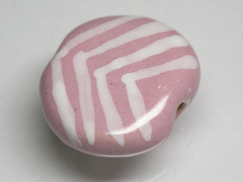 TOKO-BEADS KZ033-02 Kenyan ceramic bead 21.5mm KZ033-02 ケニアセラミックビーズ 21.5mmKazuri カズリビーズ Asian bead & African bead  Handmade,Lampeork,bead,asia,india,ethnic,parts,accessory,beads とんぼ玉,ビーズ,トンボ玉,アジア,インド,エスニック,手作り,パーツ,アクセサリー