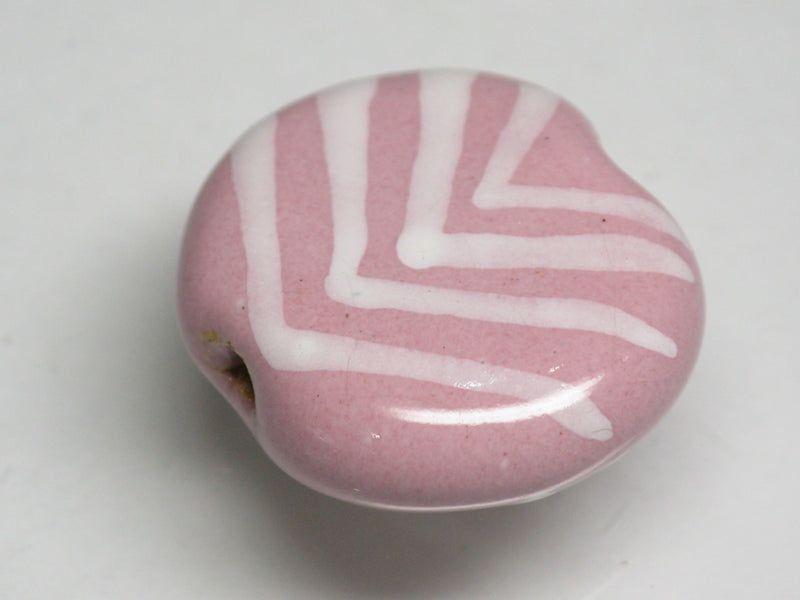 TOKO-BEADS KZ033-02 Kenyan ceramic bead 21.5mm KZ033-02 ケニアセラミックビーズ 21.5mmKazuri カズリビーズ Asian bead & African bead  Handmade,Lampeork,bead,asia,india,ethnic,parts,accessory,beads とんぼ玉,ビーズ,トンボ玉,アジア,インド,エスニック,手作り,パーツ,アクセサリー