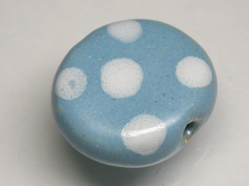 TOKO-BEADS KZ034-03 Kenyan ceramic bead 21~22mm KZ034-03 Kazuri ケニアセラミックビーズ 21~22mm Asian bead & African bead  Handmade,Lampeork,bead,asia,india,ethnic,parts,accessory,beads とんぼ玉,ビーズ,トンボ玉,アジア,インド,エスニック,手作り,パーツ,アクセサリー