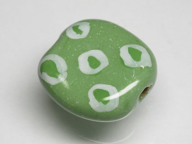 TOKO-BEADS KZ034-06 Kenyan ceramic bead 18mm KZ034-06 Kazuri ケニアセラミックビーズ 18mm Asian bead & African bead  Handmade,Lampeork,bead,asia,india,ethnic,parts,accessory,beads とんぼ玉,ビーズ,トンボ玉,アジア,インド,エスニック,手作り,パーツ,アクセサリー
