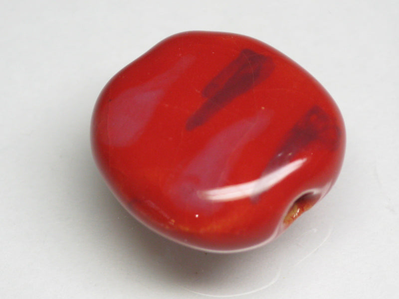 TOKO-BEADS KZ034-17 Kenyan ceramic bead 18mm KZ034-17 ケニアセラミックビーズ 18mmKazuri カズリビーズ Asian bead & African bead  Handmade,Lampeork,bead,asia,india,ethnic,parts,accessory,beads とんぼ玉,ビーズ,トンボ玉,アジア,インド,エスニック,手作り,パーツ,アクセサリー