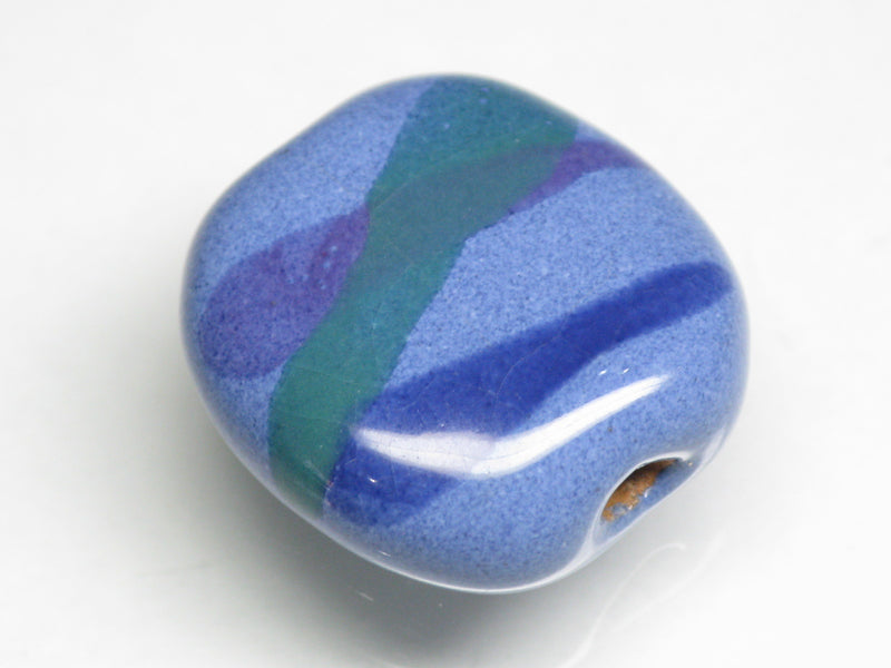 TOKO-BEADS KZ034-19 Kenyan ceramic bead 18mm KZ034-19 ケニアセラミックビーズ 18mmKazuri カズリビーズ Asian bead & African bead  Handmade,Lampeork,bead,asia,india,ethnic,parts,accessory,beads とんぼ玉,ビーズ,トンボ玉,アジア,インド,エスニック,手作り,パーツ,アクセサリー