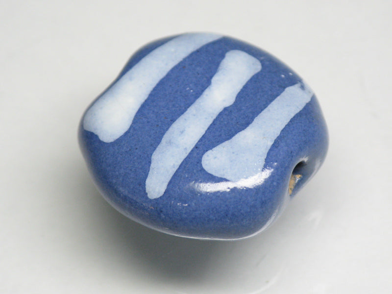 TOKO-BEADS KZ034-21 Kenyan ceramic bead 18mm KZ034-21 ケニアセラミックビーズ 18mmKazuri カズリビーズ Asian bead & African bead  Handmade,Lampeork,bead,asia,india,ethnic,parts,accessory,beads とんぼ玉,ビーズ,トンボ玉,アジア,インド,エスニック,手作り,パーツ,アクセサリー