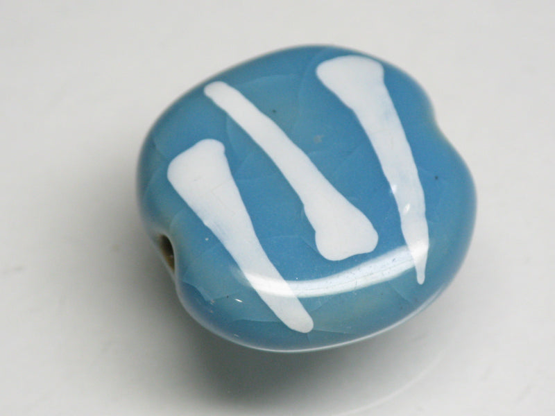 TOKO-BEADS KZ034-22 Kenyan ceramic bead 18mm KZ034-22 ケニアセラミックビーズ 18mmKazuri カズリビーズ Asian bead & African bead  Handmade,Lampeork,bead,asia,india,ethnic,parts,accessory,beads とんぼ玉,ビーズ,トンボ玉,アジア,インド,エスニック,手作り,パーツ,アクセサリー
