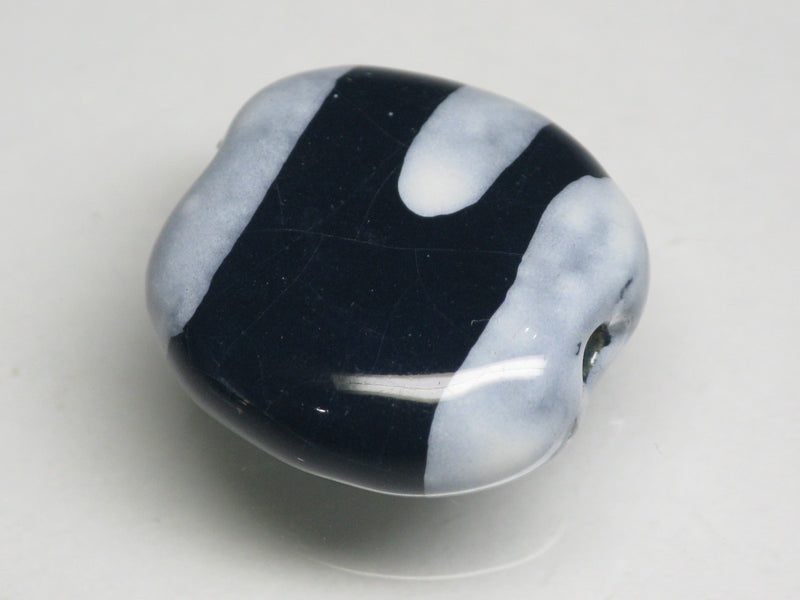 TOKO-BEADS KZ034-23 Kenyan ceramic bead 18mm KZ034-23 Kazuri ケニアセラミックビーズ 18mm Asian bead & African bead  Handmade,Lampeork,bead,asia,india,ethnic,parts,accessory,beads とんぼ玉,ビーズ,トンボ玉,アジア,インド,エスニック,手作り,パーツ,アクセサリー