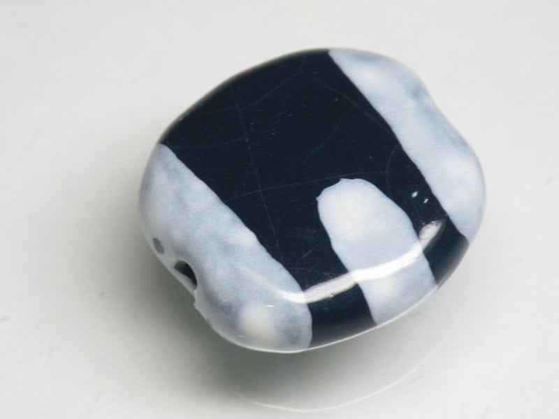 TOKO-BEADS KZ034-23 Kenyan ceramic bead 18mm KZ034-23 ケニアセラミックビーズ 18mm Asian bead & African bead  Handmade,Lampeork,bead,asia,india,ethnic,parts,accessory,beads とんぼ玉,ビーズ,トンボ玉,アジア,インド,エスニック,手作り,パーツ,アクセサリー