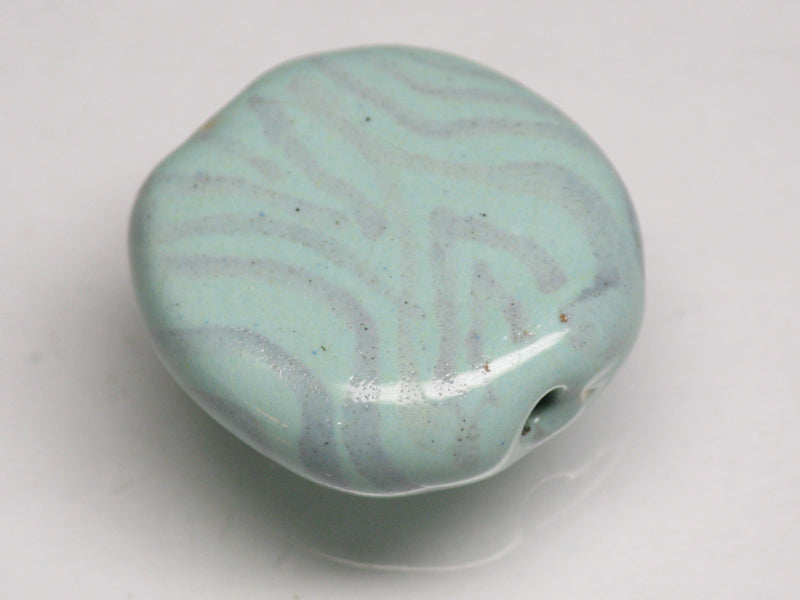 TOKO-BEADS KZ034-30 Kenyan ceramic bead 18mm KZ034-30 Kazuri ケニアセラミックビーズ 18mm Asian bead & African bead  Handmade,Lampeork,bead,asia,india,ethnic,parts,accessory,beads とんぼ玉,ビーズ,トンボ玉,アジア,インド,エスニック,手作り,パーツ,アクセサリー