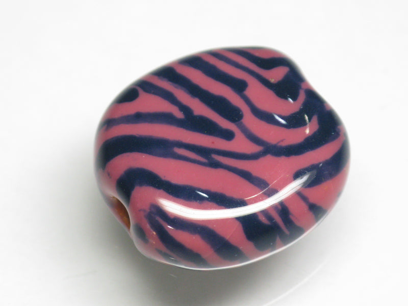 TOKO-BEADS KZ034-33 Kenyan ceramic bead 18mm KZ034-33 ケニアセラミックビーズ 18mm Asian bead & African bead  Handmade,Lampeork,bead,asia,india,ethnic,parts,accessory,beads とんぼ玉,ビーズ,トンボ玉,アジア,インド,エスニック,手作り,パーツ,アクセサリー