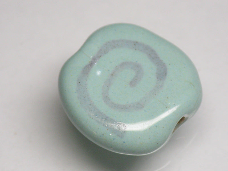 TOKO-BEADS KZ034-41 Kenyan ceramic bead 18mm KZ034-41 ケニアセラミックビーズ 18mmKazuri カズリビーズ Asian bead & African bead  Handmade,Lampeork,bead,asia,india,ethnic,parts,accessory,beads とんぼ玉,ビーズ,トンボ玉,アジア,インド,エスニック,手作り,パーツ,アクセサリー