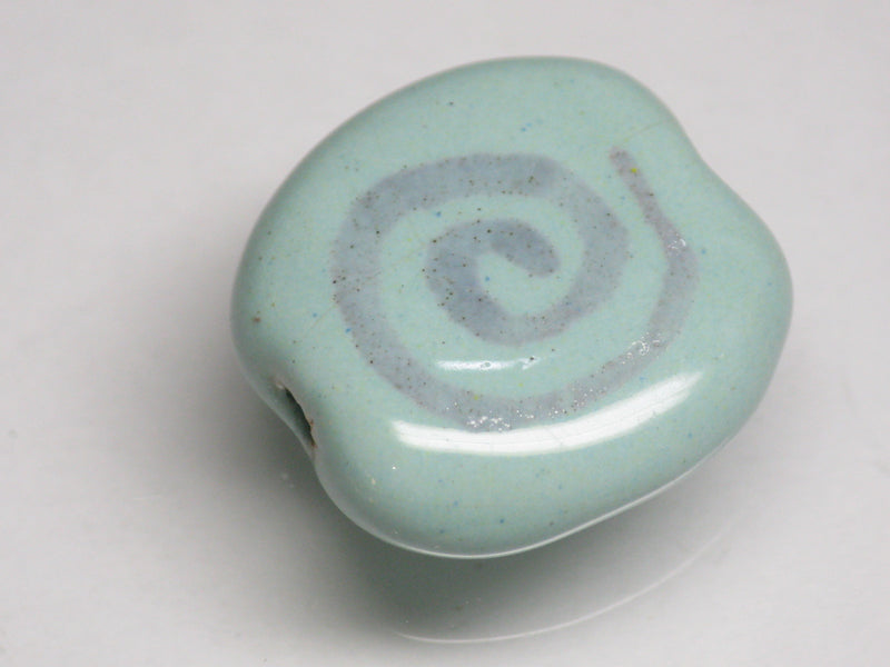 TOKO-BEADS KZ034-41 Kenyan ceramic bead 18mm KZ034-41 ケニアセラミックビーズ 18mmKazuri カズリビーズ Asian bead & African bead  Handmade,Lampeork,bead,asia,india,ethnic,parts,accessory,beads とんぼ玉,ビーズ,トンボ玉,アジア,インド,エスニック,手作り,パーツ,アクセサリー