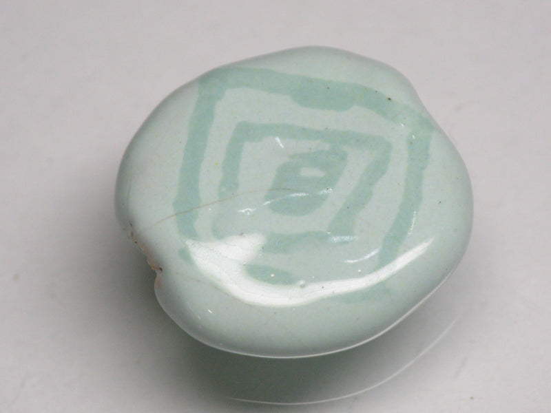 TOKO-BEADS KZ034-44 Kenyan ceramic bead 18.5mm KZ034-44 ケニアセラミックビーズ 18.5mmKazuri カズリビーズ Asian bead & African bead  Handmade,Lampeork,bead,asia,india,ethnic,parts,accessory,beads とんぼ玉,ビーズ,トンボ玉,アジア,インド,エスニック,手作り,パーツ,アクセサリー