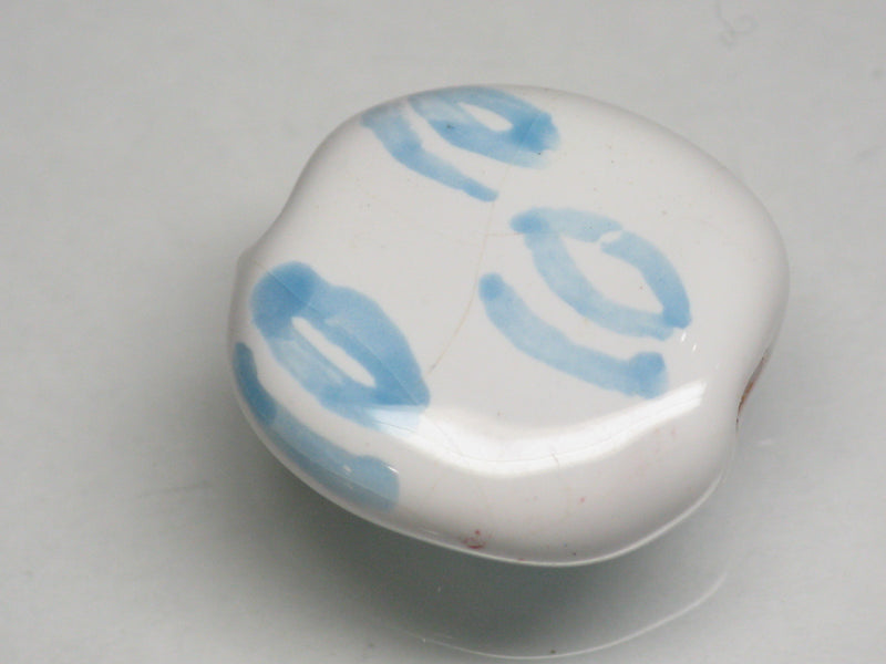 TOKO-BEADS KZ034-47 Kenyan ceramic bead 18.5mm KZ034-47 ケニアセラミックビーズ 18.5mmKazuri カズリビーズ Asian bead & African bead  Handmade,Lampeork,bead,asia,india,ethnic,parts,accessory,beads とんぼ玉,ビーズ,トンボ玉,アジア,インド,エスニック,手作り,パーツ,アクセサリー