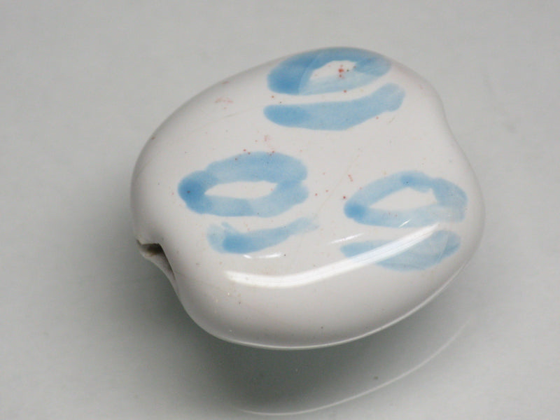 TOKO-BEADS KZ034-47 Kenyan ceramic bead 18.5mm KZ034-47 ケニアセラミックビーズ 18.5mmKazuri カズリビーズ Asian bead & African bead  Handmade,Lampeork,bead,asia,india,ethnic,parts,accessory,beads とんぼ玉,ビーズ,トンボ玉,アジア,インド,エスニック,手作り,パーツ,アクセサリー