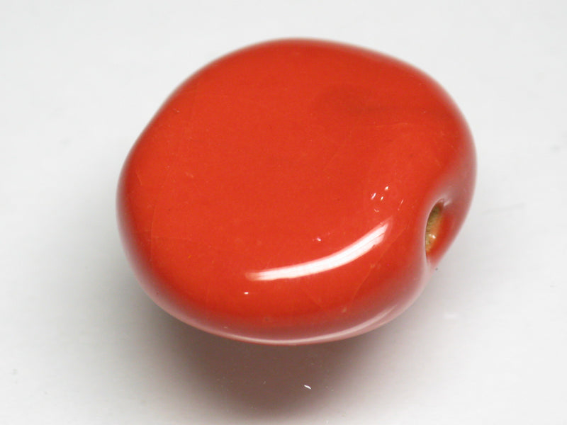 TOKO-BEADS KZ111-08 Kenyan ceramic bead 23mm KZ111-08 ケニアセラミックビーズ 23mmKazuri カズリビーズ Asian bead & African bead  Handmade,Lampeork,bead,asia,india,ethnic,parts,accessory,beads とんぼ玉,ビーズ,トンボ玉,アジア,インド,エスニック,手作り,パーツ,アクセサリー