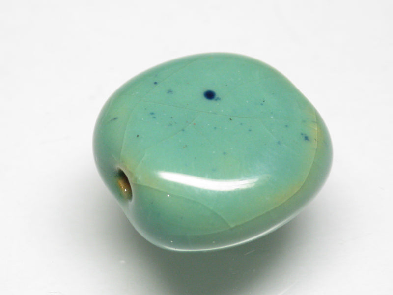 TOKO-BEADS KZ113-06 Kenyan ceramic bead 19mm KZ113-06 ケニアセラミックビーズ 19mmKazuri カズリビーズ Asian bead & African bead  Handmade,Lampeork,bead,asia,india,ethnic,parts,accessory,beads とんぼ玉,ビーズ,トンボ玉,アジア,インド,エスニック,手作り,パーツ,アクセサリー