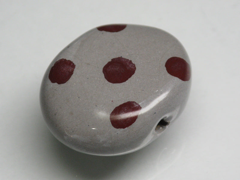 TOKO-BEADS KZ121-02 Kenyan ceramic bead 23mm KZ121-02 Kazuri ケニアセラミックビーズ 23mm Asian bead & African bead  Handmade,Lampeork,bead,asia,india,ethnic,parts,accessory,beads とんぼ玉,ビーズ,トンボ玉,アジア,インド,エスニック,手作り,パーツ,アクセサリー