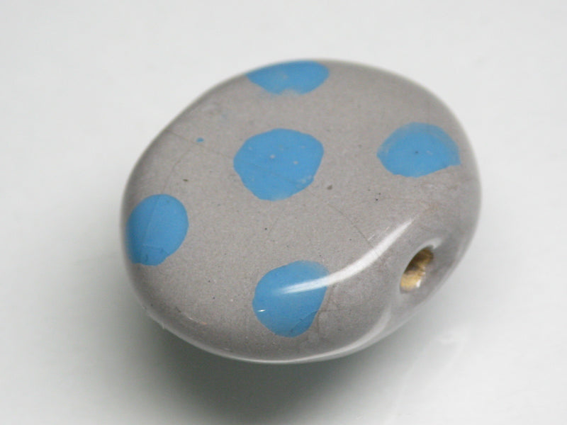 TOKO-BEADS KZ121-04 Kenyan ceramic bead 22~23mm KZ121-04 Kazuri ケニアセラミックビーズ 22~23mm Asian bead & African bead  Handmade,Lampeork,bead,asia,india,ethnic,parts,accessory,beads とんぼ玉,ビーズ,トンボ玉,アジア,インド,エスニック,手作り,パーツ,アクセサリー