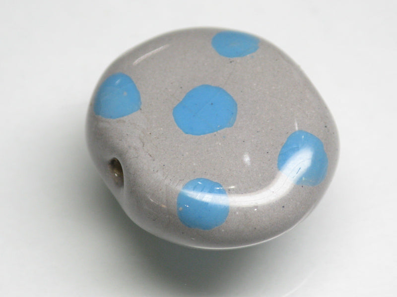 TOKO-BEADS KZ121-04 Kenyan ceramic bead 22~23mm KZ121-04 ケニアセラミックビーズ 22~23mm Asian bead & African bead  Handmade,Lampeork,bead,asia,india,ethnic,parts,accessory,beads とんぼ玉,ビーズ,トンボ玉,アジア,インド,エスニック,手作り,パーツ,アクセサリー