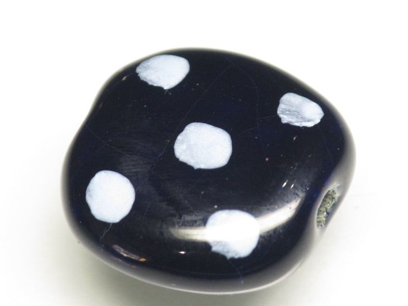 TOKO-BEADS KZ121-06 Kenyan ceramic bead 22mm KZ121-06 Kazuri ケニアセラミックビーズ 22mm Asian bead & African bead  Handmade,Lampeork,bead,asia,india,ethnic,parts,accessory,beads とんぼ玉,ビーズ,トンボ玉,アジア,インド,エスニック,手作り,パーツ,アクセサリー