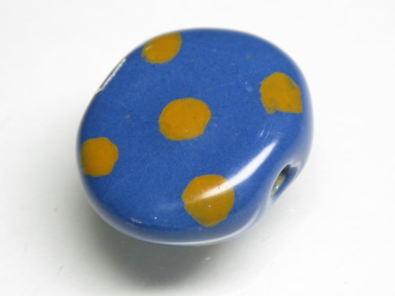 TOKO-BEADS KZ121-07 Kenyan ceramic bead 23mm KZ121-07 Kazuri ケニアセラミックビーズ 23mm Asian bead & African bead  Handmade,Lampeork,bead,asia,india,ethnic,parts,accessory,beads とんぼ玉,ビーズ,トンボ玉,アジア,インド,エスニック,手作り,パーツ,アクセサリー