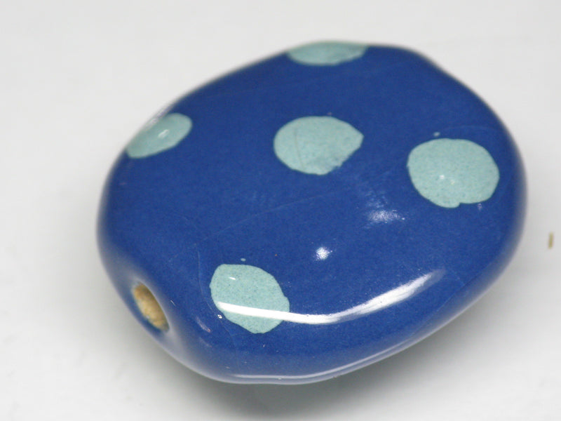 TOKO-BEADS KZ121-08 Kenyan ceramic bead 23mm KZ121-08 ケニアセラミックビーズ 23mm Asian bead & African bead  Handmade,Lampeork,bead,asia,india,ethnic,parts,accessory,beads とんぼ玉,ビーズ,トンボ玉,アジア,インド,エスニック,手作り,パーツ,アクセサリー