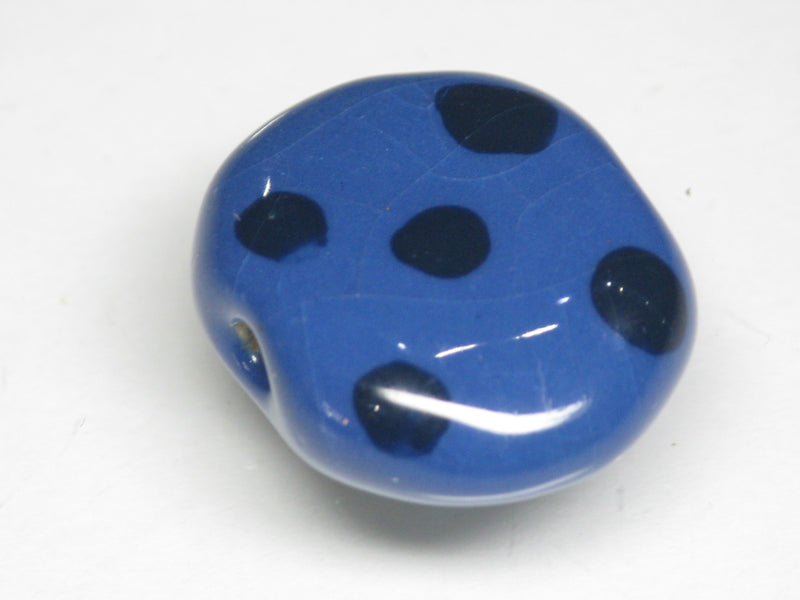 TOKO-BEADS KZ121-12 Kenyan ceramic bead 23mm KZ121-12 ケニアセラミックビーズ 23mm Asian bead & African bead  Handmade,Lampeork,bead,asia,india,ethnic,parts,accessory,beads とんぼ玉,ビーズ,トンボ玉,アジア,インド,エスニック,手作り,パーツ,アクセサリー