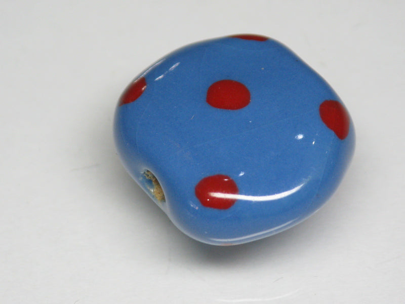 TOKO-BEADS KZ121-15 Kenyan ceramic bead 22mm KZ121-15 ケニアセラミックビーズ 22mmKazuri カズリビーズ Asian bead & African bead  Handmade,Lampeork,bead,asia,india,ethnic,parts,accessory,beads とんぼ玉,ビーズ,トンボ玉,アジア,インド,エスニック,手作り,パーツ,アクセサリー