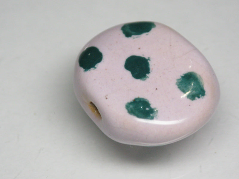 TOKO-BEADS KZ121-27 Kenyan ceramic bead 23mm KZ121-27 ケニアセラミックビーズ 23mmKazuri カズリビーズ Asian bead & African bead  Handmade,Lampeork,bead,asia,india,ethnic,parts,accessory,beads とんぼ玉,ビーズ,トンボ玉,アジア,インド,エスニック,手作り,パーツ,アクセサリー