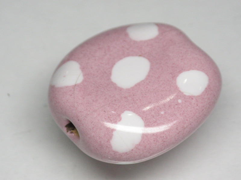 TOKO-BEADS KZ121-28 Kenyan ceramic bead 23mm KZ121-28 ケニアセラミックビーズ 23mmKazuri カズリビーズ Asian bead & African bead  Handmade,Lampeork,bead,asia,india,ethnic,parts,accessory,beads とんぼ玉,ビーズ,トンボ玉,アジア,インド,エスニック,手作り,パーツ,アクセサリー