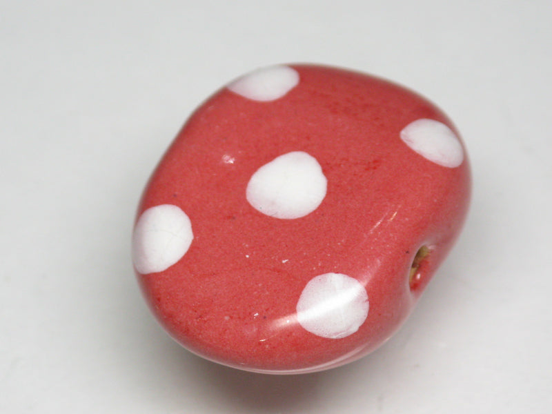 TOKO-BEADS KZ121-31 Kenyan ceramic bead 24mm KZ121-31 ケニアセラミックビーズ 24mmKazuri カズリビーズ Asian bead & African bead  Handmade,Lampeork,bead,asia,india,ethnic,parts,accessory,beads とんぼ玉,ビーズ,トンボ玉,アジア,インド,エスニック,手作り,パーツ,アクセサリー