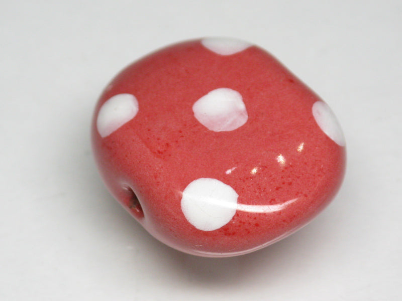 TOKO-BEADS KZ121-31 Kenyan ceramic bead 24mm KZ121-31 ケニアセラミックビーズ 24mmKazuri カズリビーズ Asian bead & African bead  Handmade,Lampeork,bead,asia,india,ethnic,parts,accessory,beads とんぼ玉,ビーズ,トンボ玉,アジア,インド,エスニック,手作り,パーツ,アクセサリー