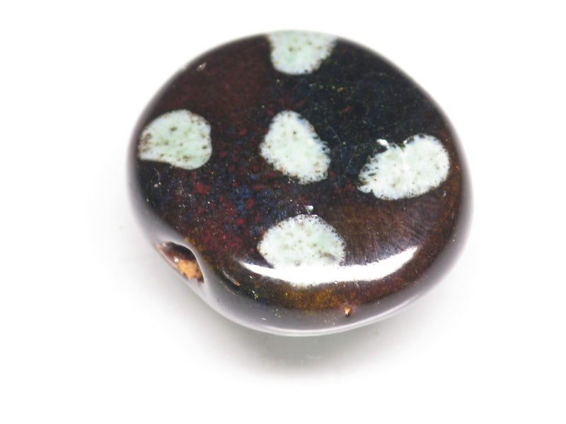 TOKO-BEADS KZ121-36 Kenyan ceramic bead 22mm KZ121-36 ケニアセラミックビーズ 22mmKazuri カズリビーズ Asian bead & African bead  Handmade,Lampeork,bead,asia,india,ethnic,parts,accessory,beads とんぼ玉,ビーズ,トンボ玉,アジア,インド,エスニック,手作り,パーツ,アクセサリー