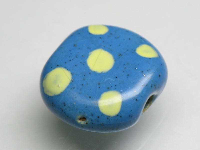 TOKO-BEADS KZ123-04 Kenyan ceramic bead 18mm KZ123-04 ケニアセラミックビーズ 18mmKazuri カズリビーズ Asian bead & African bead  Handmade,Lampeork,bead,asia,india,ethnic,parts,accessory,beads とんぼ玉,ビーズ,トンボ玉,アジア,インド,エスニック,手作り,パーツ,アクセサリー