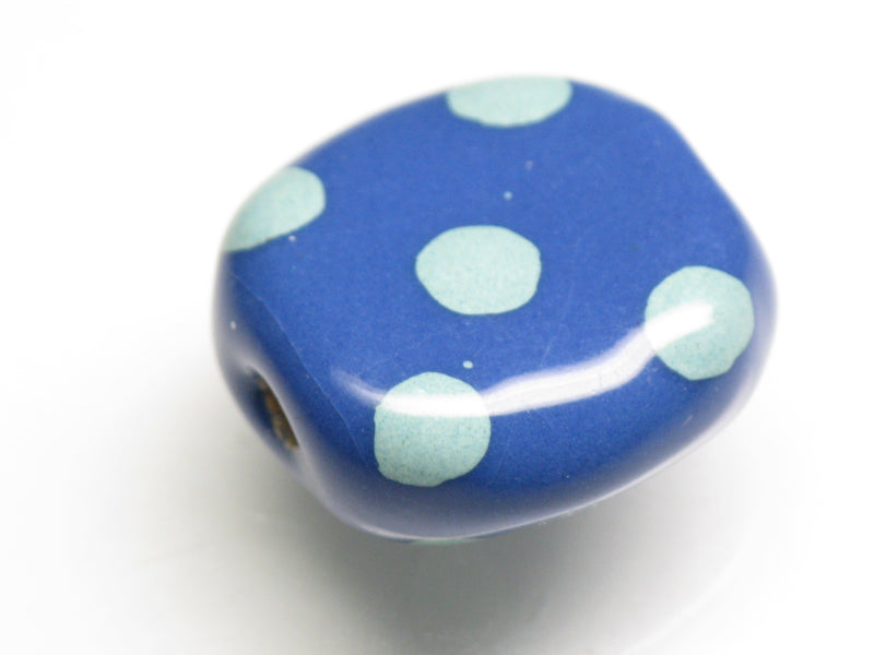 TOKO-BEADS KZ123-05 Kenyan ceramic bead 19mm KZ123-05 ケニアセラミックビーズ 19mmKazuri カズリビーズ Asian bead & African bead  Handmade,Lampeork,bead,asia,india,ethnic,parts,accessory,beads とんぼ玉,ビーズ,トンボ玉,アジア,インド,エスニック,手作り,パーツ,アクセサリー