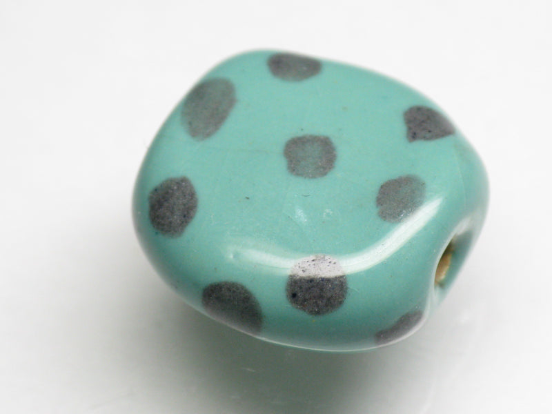 TOKO-BEADS KZ123-06 Kenyan ceramic bead 18mm KZ123-06 ケニアセラミックビーズ 18mmKazuri カズリビーズ Asian bead & African bead  Handmade,Lampeork,bead,asia,india,ethnic,parts,accessory,beads とんぼ玉,ビーズ,トンボ玉,アジア,インド,エスニック,手作り,パーツ,アクセサリー