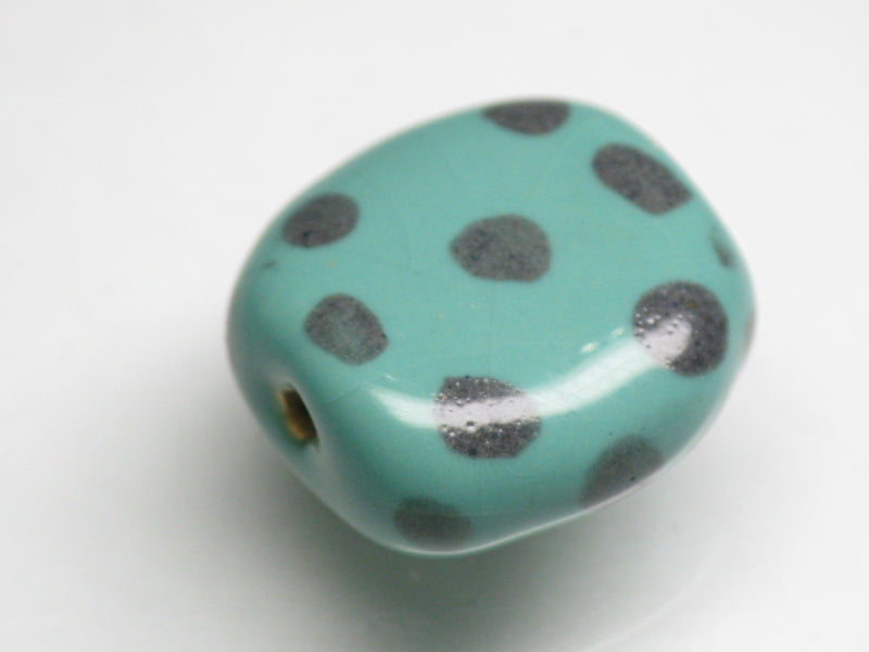 TOKO-BEADS KZ123-06 Kenyan ceramic bead 18mm KZ123-06 ケニアセラミックビーズ 18mmKazuri カズリビーズ Asian bead & African bead  Handmade,Lampeork,bead,asia,india,ethnic,parts,accessory,beads とんぼ玉,ビーズ,トンボ玉,アジア,インド,エスニック,手作り,パーツ,アクセサリー
