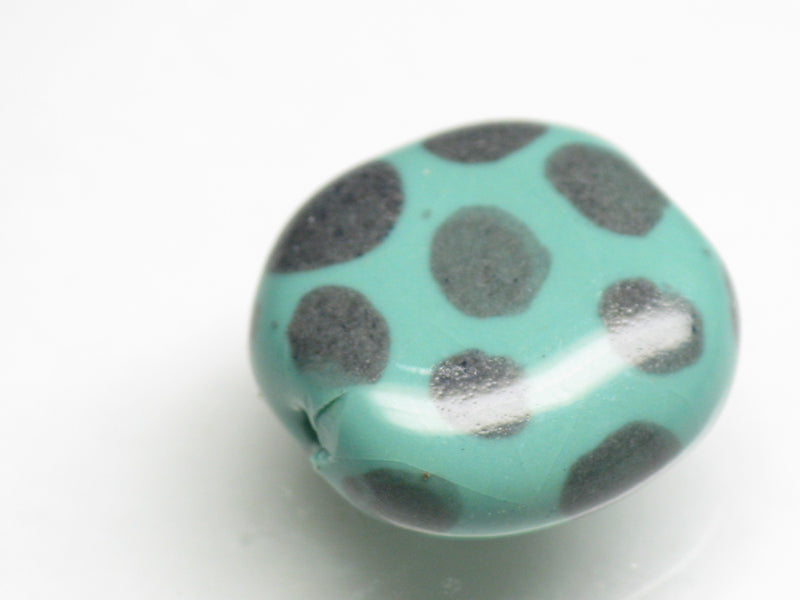 TOKO-BEADS KZ123-07 Kenyan ceramic bead 17mm KZ123-07 ケニアセラミックビーズ 17mmKazuri カズリビーズ Asian bead & African bead  Handmade,Lampeork,bead,asia,india,ethnic,parts,accessory,beads とんぼ玉,ビーズ,トンボ玉,アジア,インド,エスニック,手作り,パーツ,アクセサリー