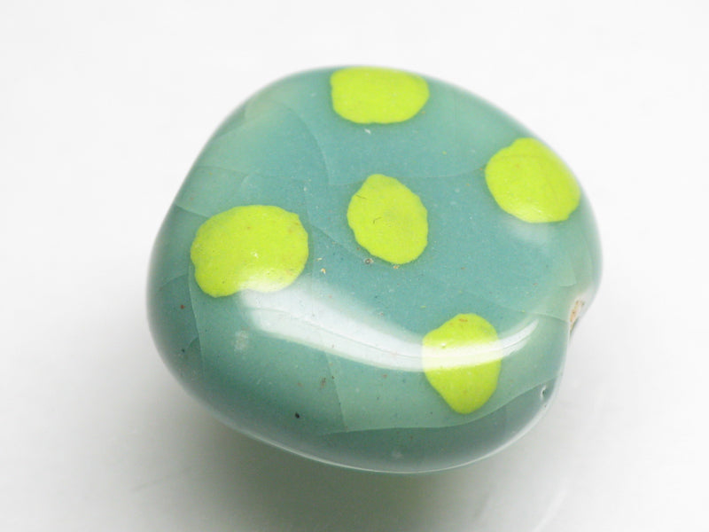 TOKO-BEADS KZ123-09 Kenyan ceramic bead 18mm KZ123-09 ケニアセラミックビーズ 18mmKazuri カズリビーズ Asian bead & African bead  Handmade,Lampeork,bead,asia,india,ethnic,parts,accessory,beads とんぼ玉,ビーズ,トンボ玉,アジア,インド,エスニック,手作り,パーツ,アクセサリー