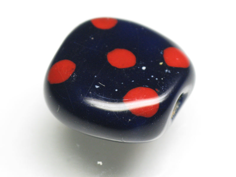 TOKO-BEADS KZ123-10 Kenyan ceramic bead 18mm KZ123-10 ケニアセラミックビーズ 18mmKazuri カズリビーズ Asian bead & African bead  Handmade,Lampeork,bead,asia,india,ethnic,parts,accessory,beads とんぼ玉,ビーズ,トンボ玉,アジア,インド,エスニック,手作り,パーツ,アクセサリー