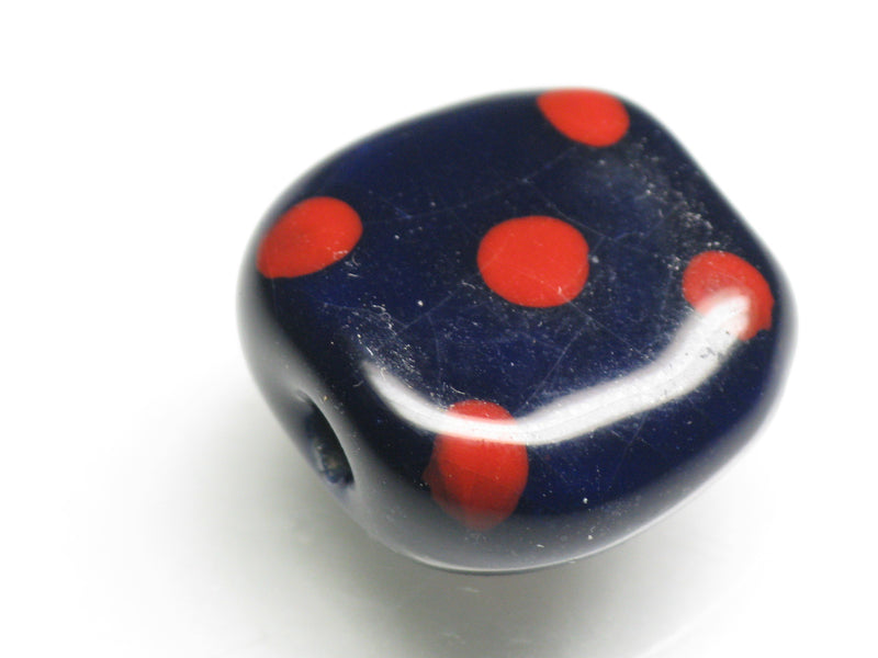 TOKO-BEADS KZ123-10 Kenyan ceramic bead 18mm KZ123-10 ケニアセラミックビーズ 18mmKazuri カズリビーズ Asian bead & African bead  Handmade,Lampeork,bead,asia,india,ethnic,parts,accessory,beads とんぼ玉,ビーズ,トンボ玉,アジア,インド,エスニック,手作り,パーツ,アクセサリー