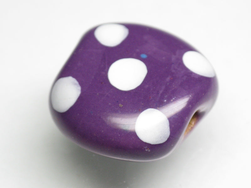 TOKO-BEADS KZ123-12 Kenyan ceramic bead 19mm KZ123-12 ケニアセラミックビーズ 19mmKazuri カズリビーズ Asian bead & African bead  Handmade,Lampeork,bead,asia,india,ethnic,parts,accessory,beads とんぼ玉,ビーズ,トンボ玉,アジア,インド,エスニック,手作り,パーツ,アクセサリー