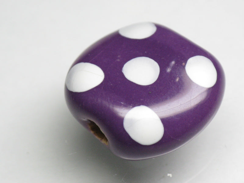 TOKO-BEADS KZ123-12 Kenyan ceramic bead 19mm KZ123-12 ケニアセラミックビーズ 19mmKazuri カズリビーズ Asian bead & African bead  Handmade,Lampeork,bead,asia,india,ethnic,parts,accessory,beads とんぼ玉,ビーズ,トンボ玉,アジア,インド,エスニック,手作り,パーツ,アクセサリー