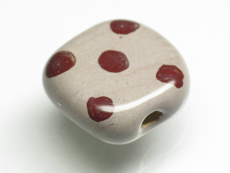 TOKO-BEADS KZ123-13 Kenyan ceramic bead 18mm KZ123-13 ケニアセラミックビーズ 18mmKazuri カズリビーズ Asian bead & African bead  Handmade,Lampeork,bead,asia,india,ethnic,parts,accessory,beads とんぼ玉,ビーズ,トンボ玉,アジア,インド,エスニック,手作り,パーツ,アクセサリー