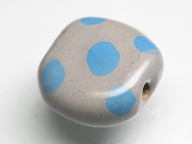 TOKO-BEADS KZ123-15 Kenyan ceramic bead 18mm KZ123-15 ケニアセラミックビーズ 18mmKazuri カズリビーズ Asian bead & African bead  Handmade,Lampeork,bead,asia,india,ethnic,parts,accessory,beads とんぼ玉,ビーズ,トンボ玉,アジア,インド,エスニック,手作り,パーツ,アクセサリー