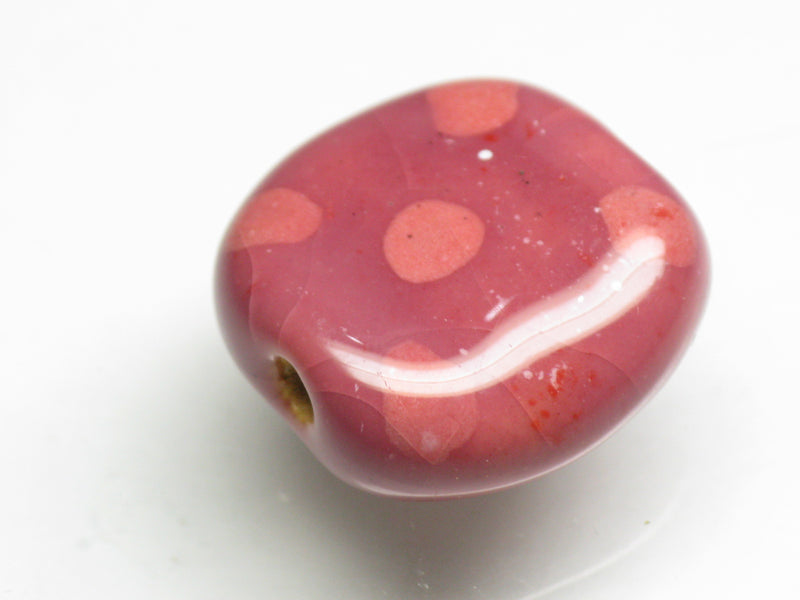 TOKO-BEADS KZ123-16 Kenyan ceramic bead 18mm KZ123-16 ケニアセラミックビーズ 18mmKazuri カズリビーズ Asian bead & African bead  Handmade,Lampeork,bead,asia,india,ethnic,parts,accessory,beads とんぼ玉,ビーズ,トンボ玉,アジア,インド,エスニック,手作り,パーツ,アクセサリー